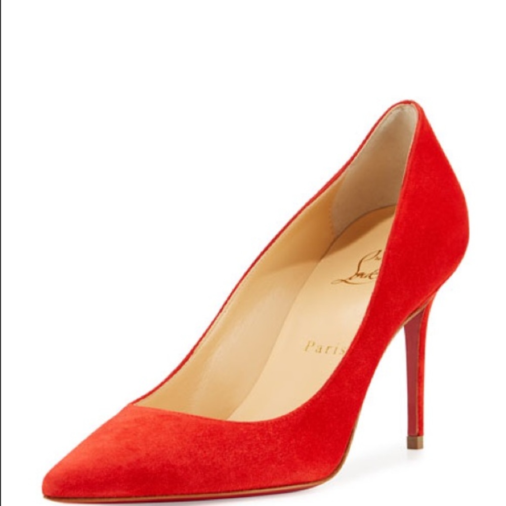 7.5-8/37.5 Décolleté 554 85mm Suede Heels